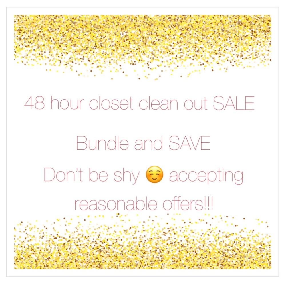 Closet Clean Out SALE!!! 🎁😍❤️